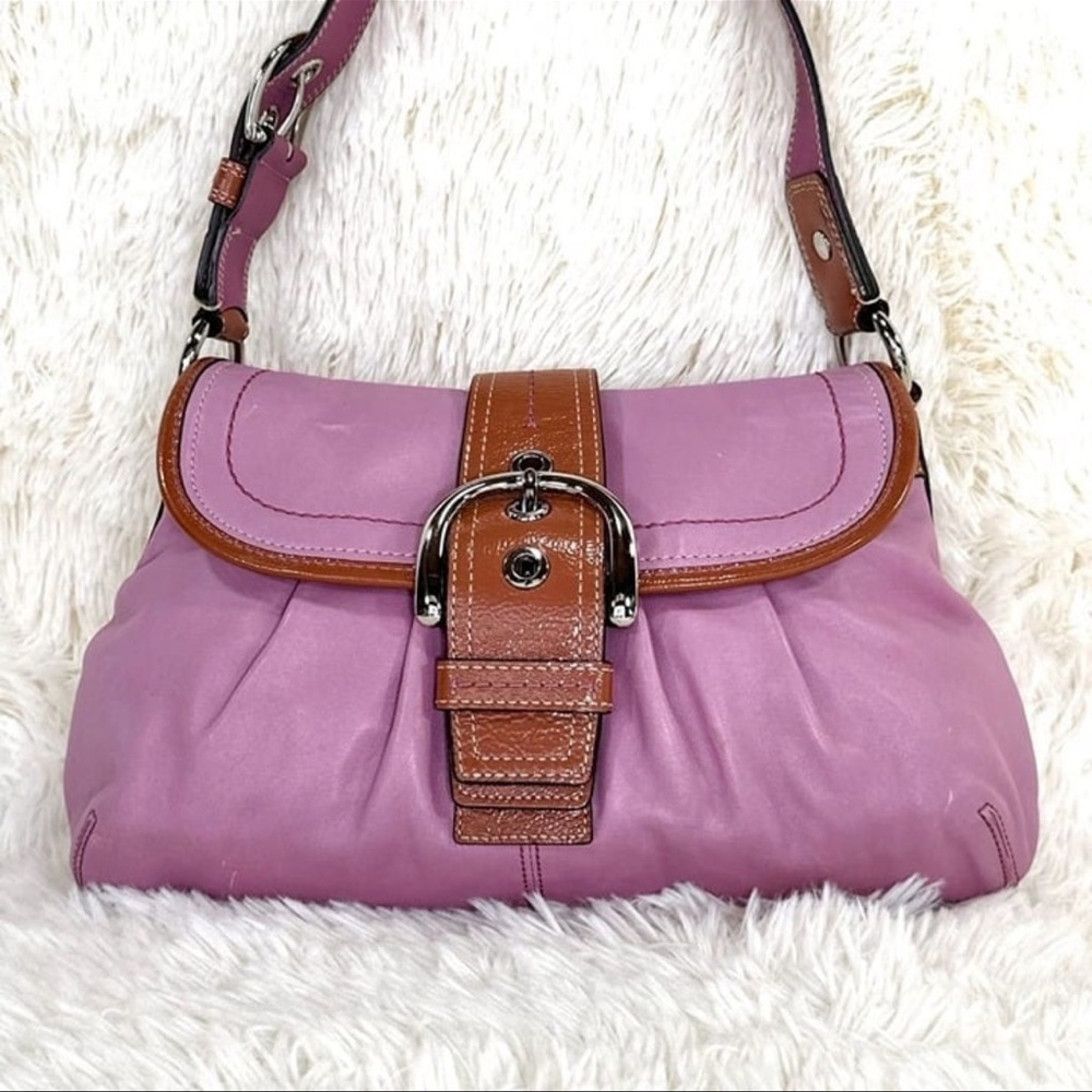 Coach Y2K Vintage Purple/Pink Soho Large Shoulder Bag